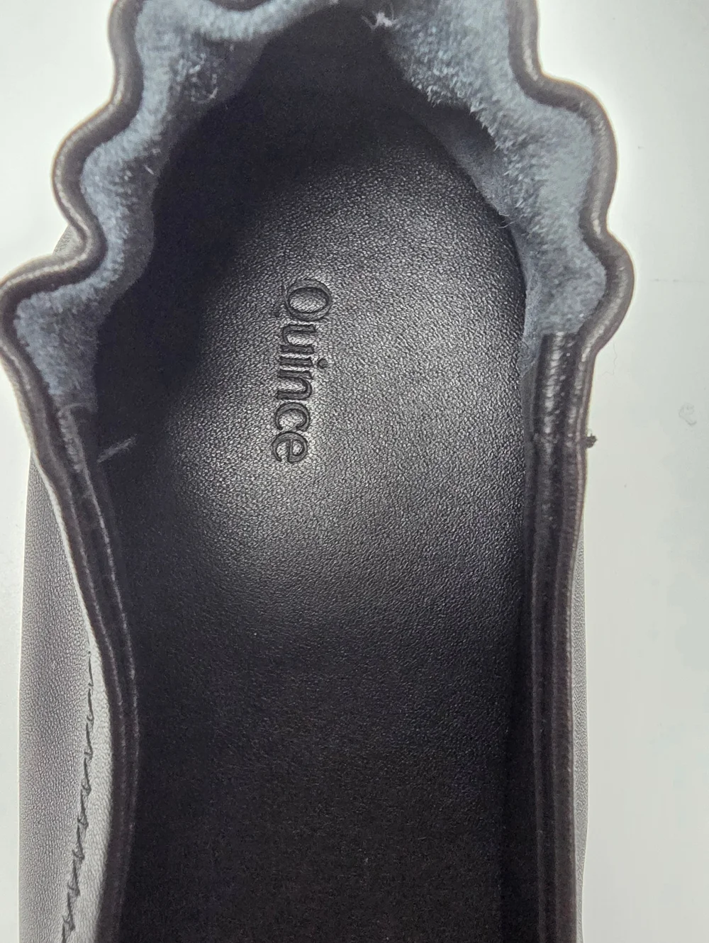 Quince Italian Leather On-The-Go Black Ballet Flat Woman's Size 10 - Picture 10 of 13